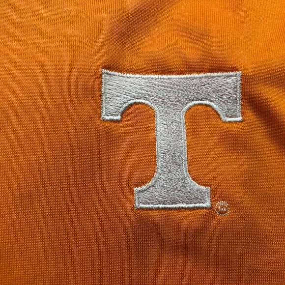 Tennessee Volunteers Polo Shirt Men Small Orange Spell Out Embroidered Logo - Picture 7 of 12